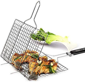 Chromium Plated Barbecue BBQ Grill Net Baskets