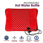 velvet electric pain relief heating gel pad with hand pocket multicolour
