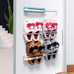 1122 multifunction folding slippers shoes hanger organizer rack