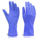 666 flock gloves blue