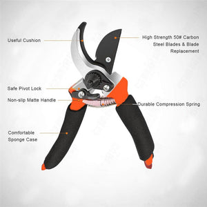 ambitionofcreativity in gardening tools garden shears sharp cutter pruners scissor pruning seeds with grip handle