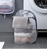 Folding Mesh Laundry Hamper Collapsible Laundry Basket Bag