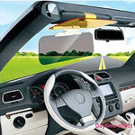 2 in 1 hd car anti glare dazzling goggle day night vision driving mirror sun visors