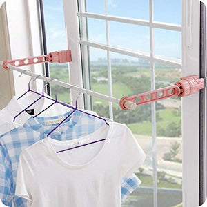 Indoor Window Door Clothes Hanger
