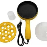2150 multi functional electric 2 in 1 egg frying pan with egg boiler machine measuring cup with handle