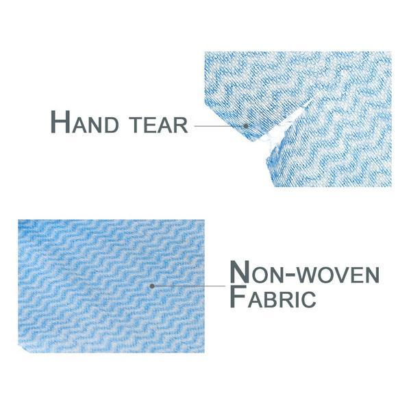 1601 non wooven fabric disposable handy wipe cleaning cloth roll 1pc