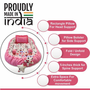 100% Cotton fabric sleeping & Playing baby bed / bedding for newborns to toddlers ( 0 months to 5 years)