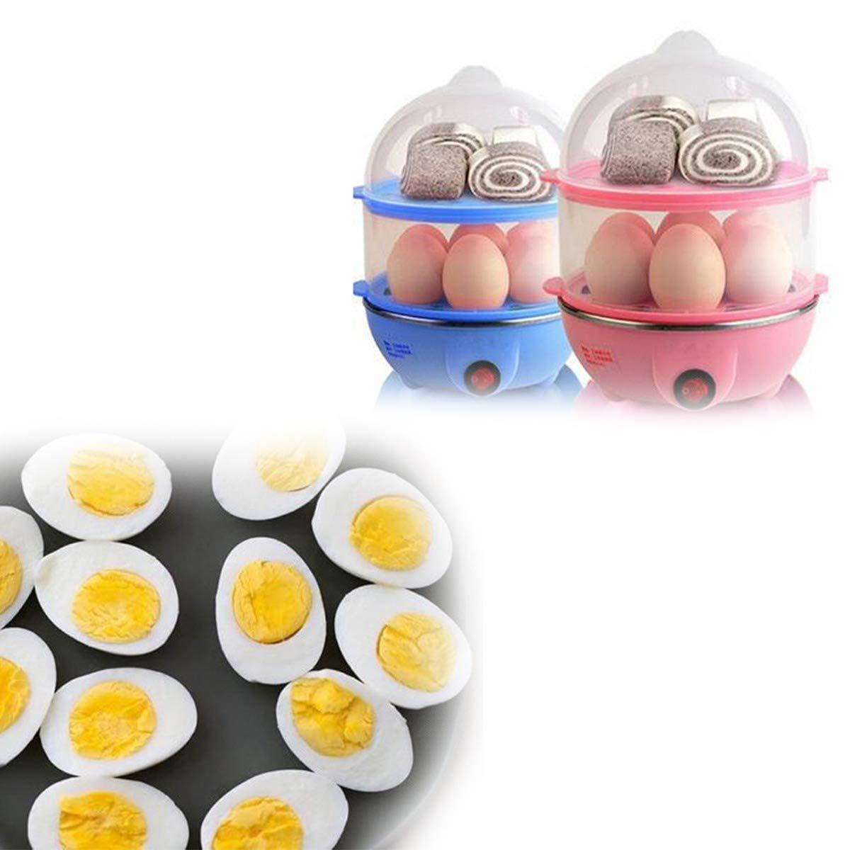 ambitionofcreativity in multi function 2 layer electric food and 14 egg cooker boilers steamer egg poacher home machine egg boiler with egg tray