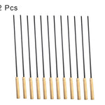 2228 barbecue skewers for bbq tandoor and gril with wooden handle