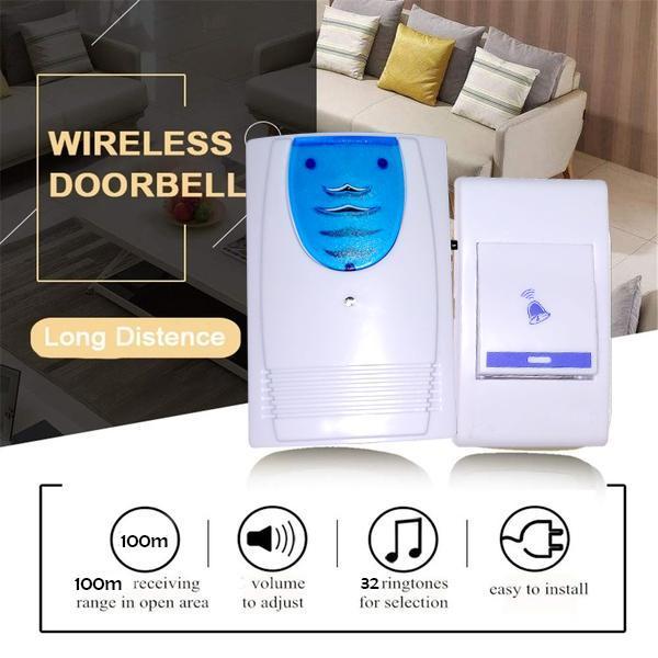 259 musical sound cordless square doorbell 32 melody