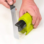 cordless motorized knife blade sharpener tool precision power sharpening