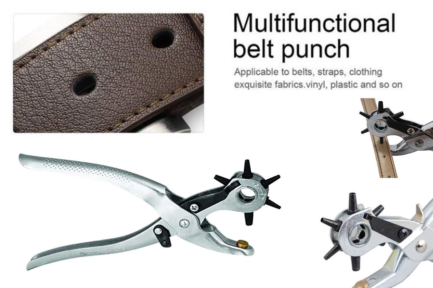 revolving leather punch plier