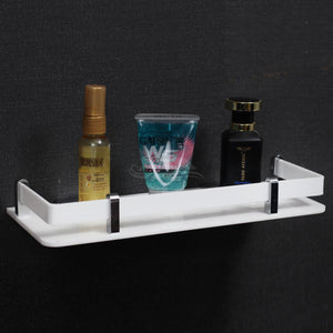 acrylic wall mount shelf rack kitchen and bathroom accessories 8 x 5 inch