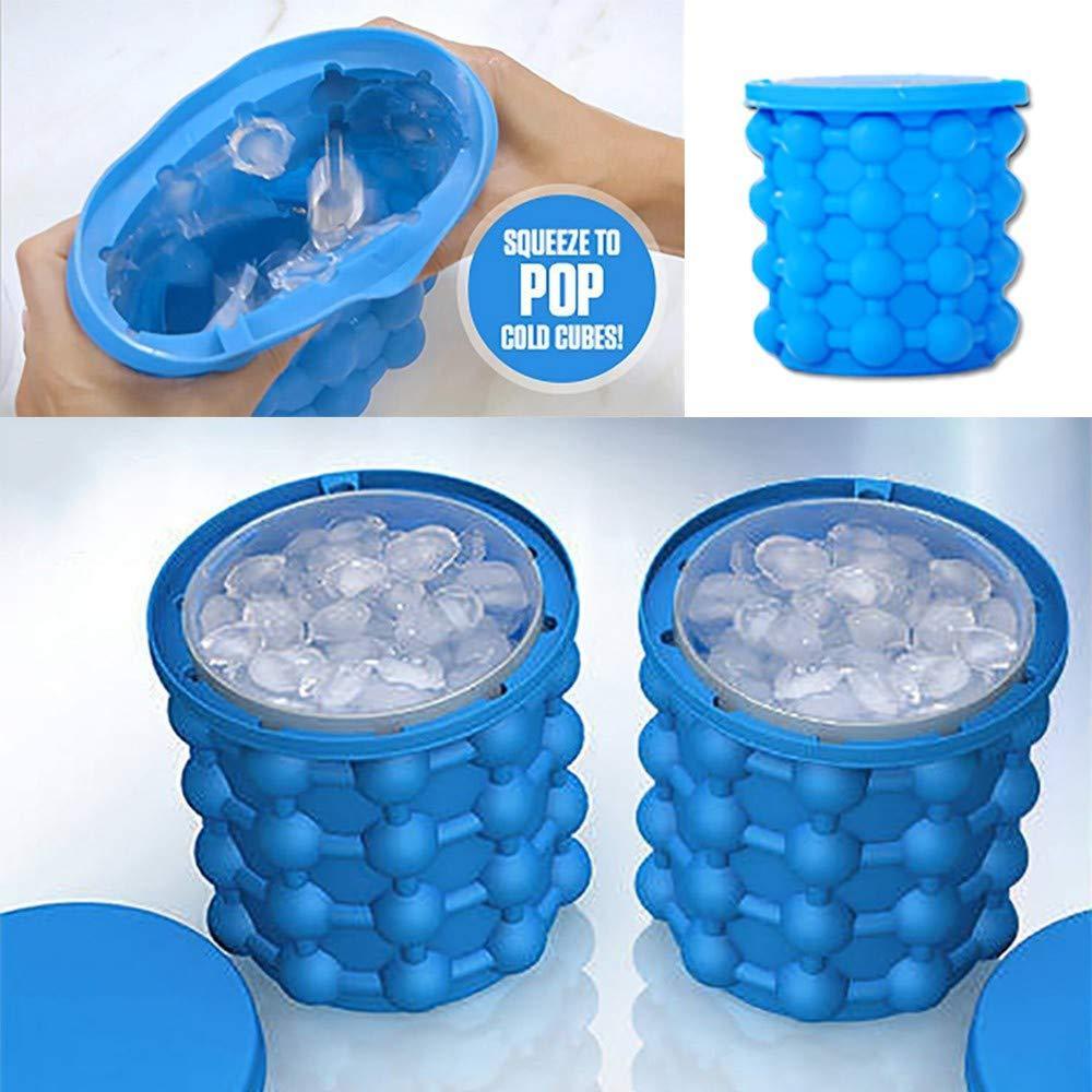 silicone ice cube maker bucket revolutionary space saving ice ball makers for home party and picnic