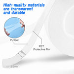 ambitionofcreativity in double sided nano adhesive tape washable traceless nano gel tape multipurpose