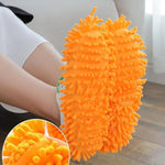 0516 multi function washable dust mop floor cleaning slippers