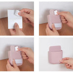 1374 wall mounted storage case with mobile phone charging port plug holder pack of 4 pcs