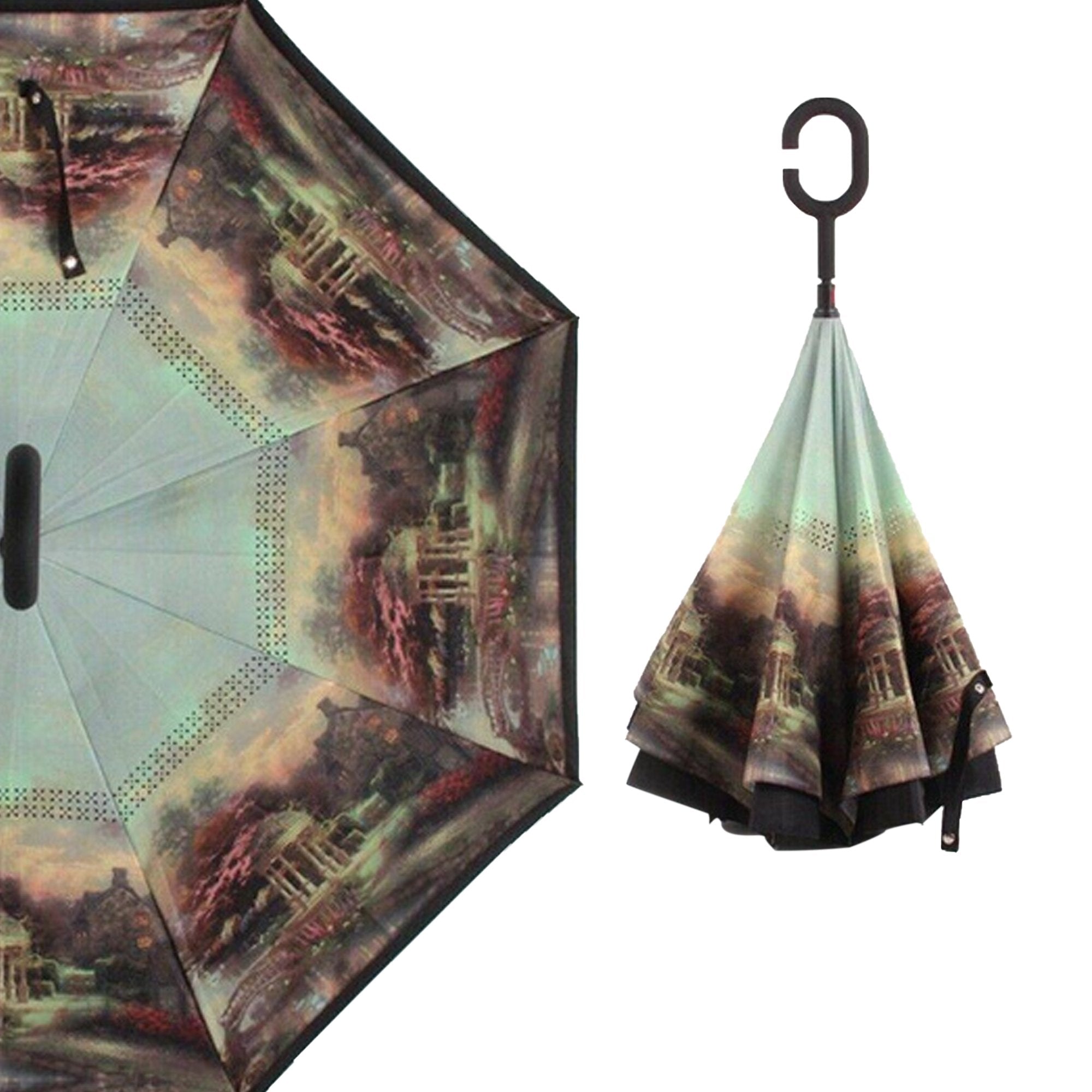 0233 travel windproof umbrella reverse umbrella