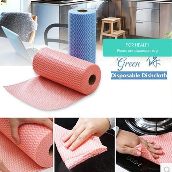 1601 non wooven fabric disposable handy wipe cleaning cloth roll 1pc