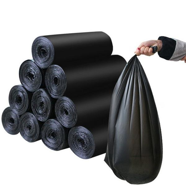 1574 garbage bags small size black colour 17 x 19