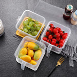 2298 reusable clear square container for sugar salt dried fruits more