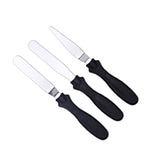1126 multi function cake icing spatula knife set of 3 pieces