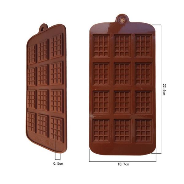 1161 silicone mini choco bar mould 12 cavity