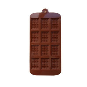 1161 silicone mini choco bar mould 12 cavity