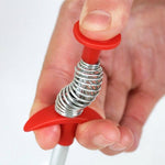 1595 metal wire brush hand kitchen sink spring cleaner sewer dredging tool