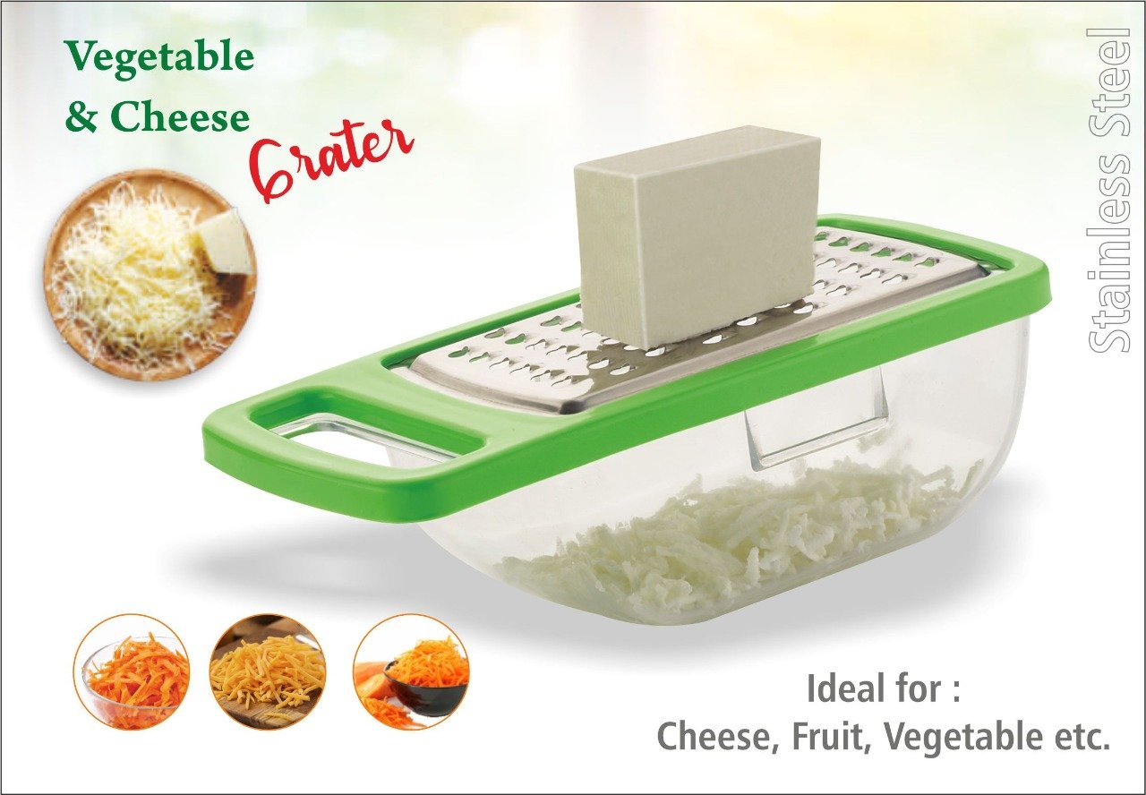 0660 cheese grater slicer chopper with stainless steel blades