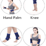 Set of Ankle, Palm, Knee, Elbow Support, Gym Support Bands (Set of 8)