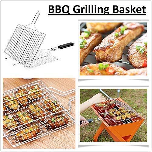 Chromium Plated Barbecue BBQ Grill Net Baskets