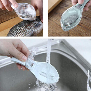 2195 fish scale scraper skin peeler fish tools kitchen gadget