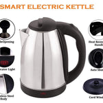 2151 stainless steel electric kettle with lid 2 l