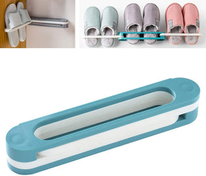 1122 multifunction folding slippers shoes hanger organizer rack