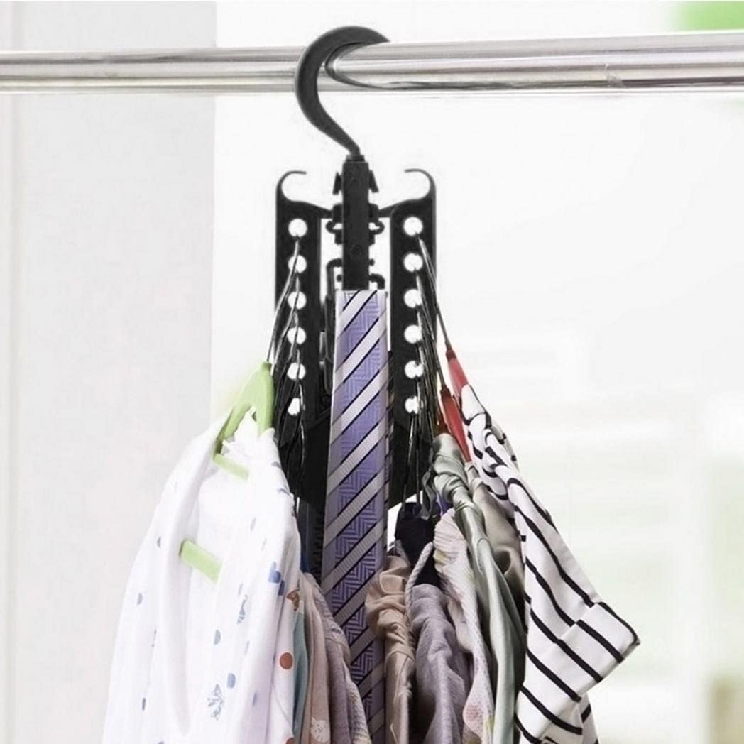 Multifunctional Space Saving Folding Drying Hangers