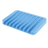 1071 self draining drying mat silicone soap dish