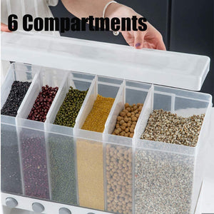 6 in 1 Wall-Mounted Cereals Dispenser