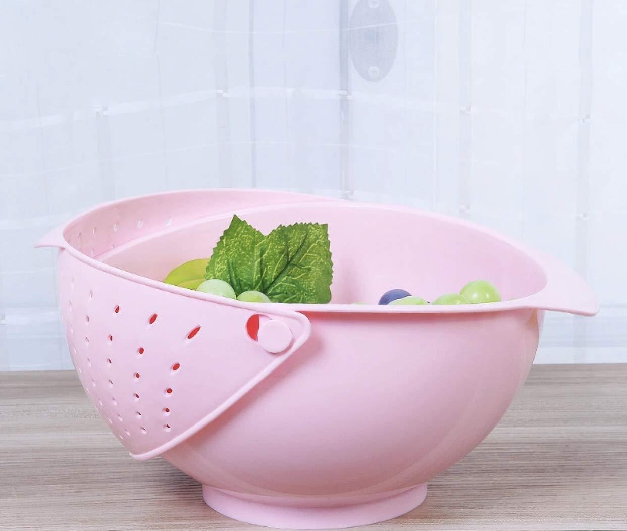 Fruit Wash Basket - Plastic Collapsible Colander And Strainer Basket