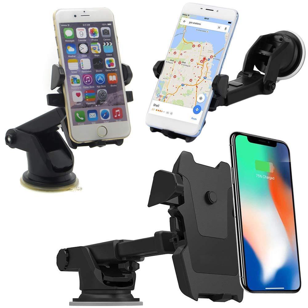 adjustable car mount universal phone holder with 360 degrees rotation for all smartphones multicolour