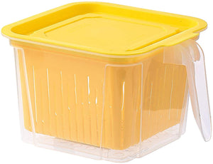 Transparent Food Storage Box Sealed With Lid & Handle