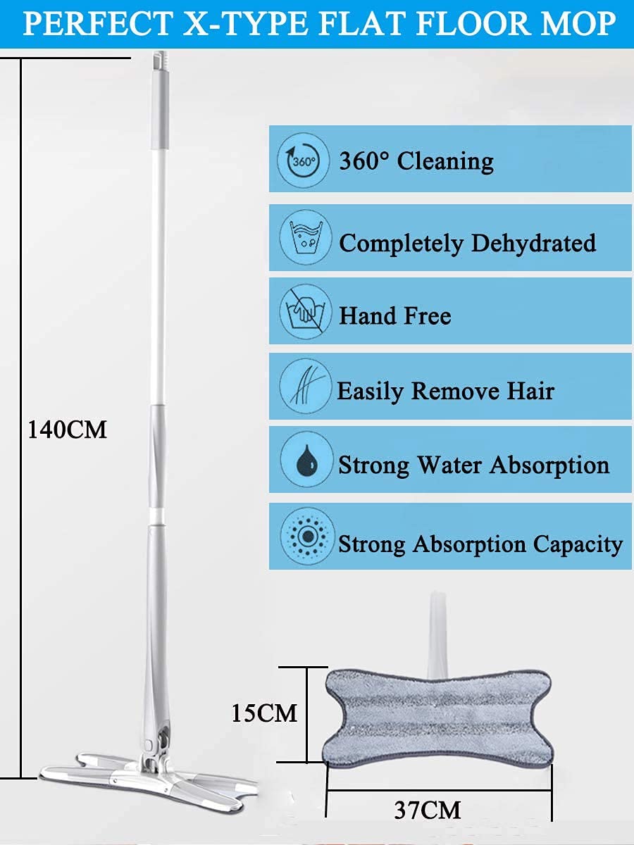 360 Degree AUTO PRO MOP for Home Replace Hand-free Wash Household Cleaning Tools