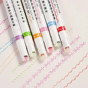 🔥LAST SALE 50% OFF 🌈 Curve Highlighter Pen set