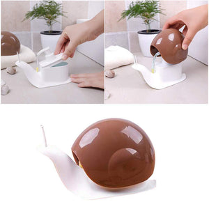 0226 portable snail shape liquid soap dispenser