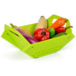 704 3 in 1 fruit vegetable chopping board wash folding basket