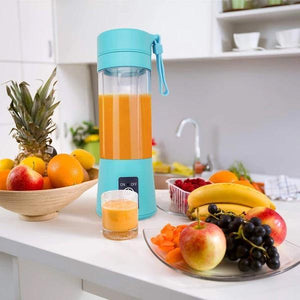 131 portable usb electric juicer 4 blades protein shaker