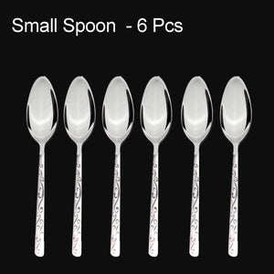 7007 stainless steel stylish cutlery set with spoons forks for stylish dining set of 24 pcs
