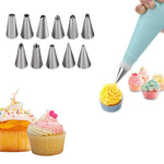 0836 12 piece cake decorating set of measuring cup oil basting brush