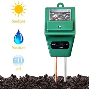 ambitionofcreativity in gardening tools three way soil meter for moisture light intensity and ph testing meter