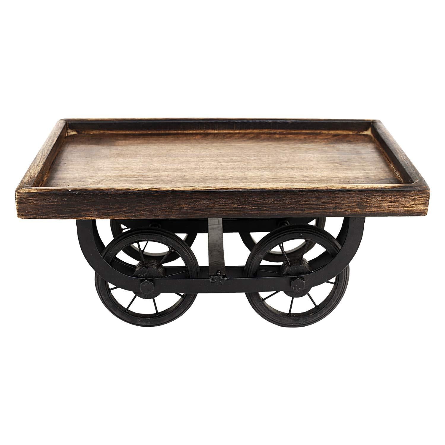 Wooden Snack Serving Platter for Dining Table